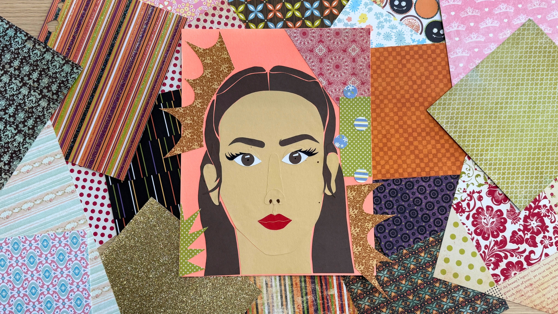 ssa cut paper portraits